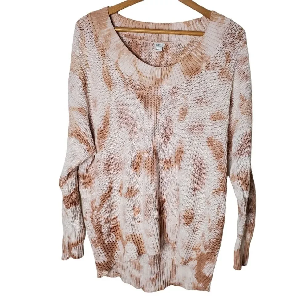 Aerie Tie Dye Knitted Cozy Longline Sweater Size Small